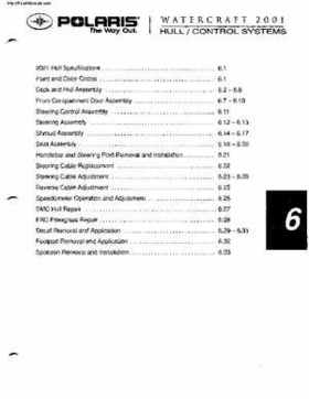 2001 Polaris SLX, PRO 1200, Virage TX, Genesis, Virage TXi, Genesis i Personal Watercraft Service Manual, Page 225