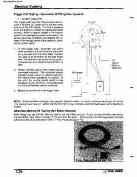 2001 Polaris SLX, PRO 1200, Virage TX, Genesis, Virage TXi, Genesis i Personal Watercraft Service Manual, Page 285