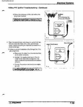 2001 Polaris SLX, PRO 1200, Virage TX, Genesis, Virage TXi, Genesis i Personal Watercraft Service Manual, Page 288