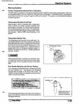 2001 Polaris SLX, PRO 1200, Virage TX, Genesis, Virage TXi, Genesis i Personal Watercraft Service Manual, Page 300