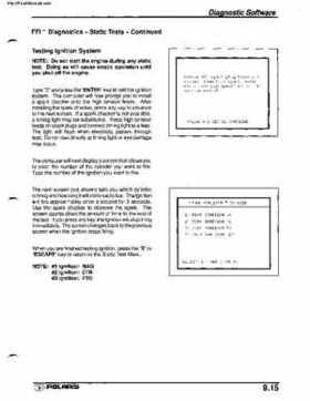 2001 Polaris SLX, PRO 1200, Virage TX, Genesis, Virage TXi, Genesis i Personal Watercraft Service Manual, Page 347