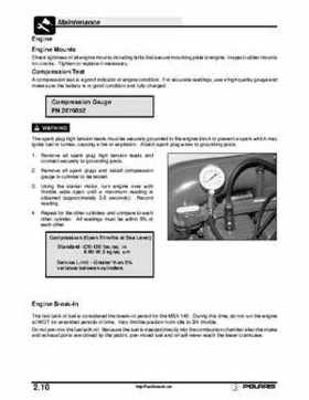 2003 Polaris MSX 140 Personal Watercraft Service Manual, Page 26