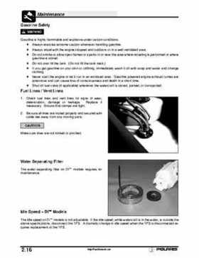 2003 Polaris MSX 140 Personal Watercraft Service Manual, Page 32