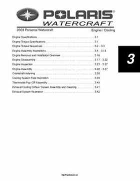 2003 Polaris MSX 140 Personal Watercraft Service Manual, Page 43
