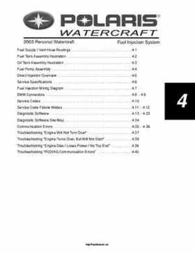 2003 Polaris MSX 140 Personal Watercraft Service Manual, Page 86