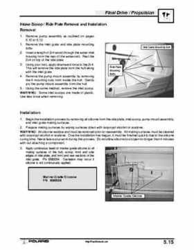 2003 Polaris MSX 140 Personal Watercraft Service Manual, Page 142