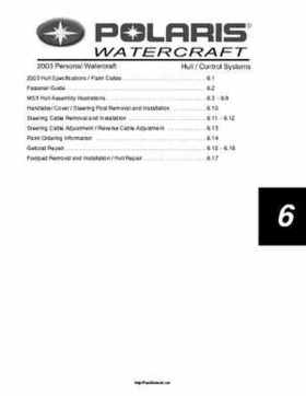 2003 Polaris MSX 140 Personal Watercraft Service Manual, Page 144