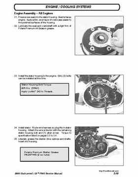 2004 Polaris Freedom, Virage, Genesis and MSX-140 Service Manual., Page 104