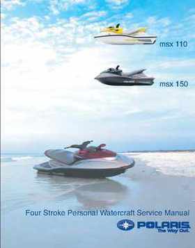 2004 Polaris MSX110, MSX150 PWC Original Service Manual, Page 1