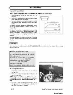 2004 Polaris MSX110, MSX150 PWC Original Service Manual, Page 27