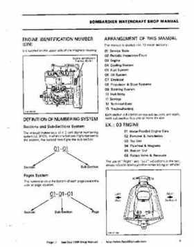 Bombardier SeaDoo 1989 factory shop manual, Page 7