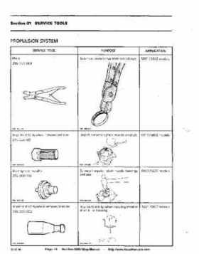 Bombardier SeaDoo 1989 factory shop manual, Page 18