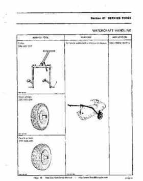 Bombardier SeaDoo 1989 factory shop manual, Page 19