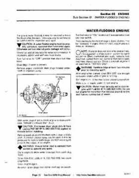 Bombardier SeaDoo 1989 factory shop manual, Page 22
