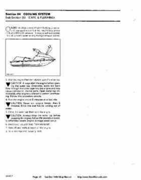 Bombardier SeaDoo 1989 factory shop manual, Page 69