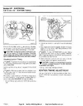 Bombardier SeaDoo 1989 factory shop manual, Page 86