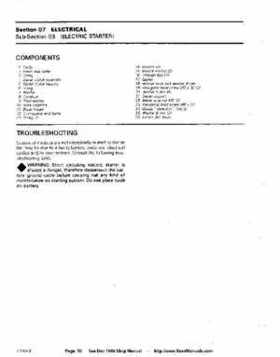 Bombardier SeaDoo 1989 factory shop manual, Page 90