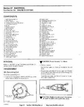 Bombardier SeaDoo 1989 factory shop manual, Page 97
