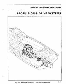 Bombardier SeaDoo 1989 factory shop manual, Page 109