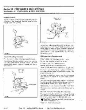 Bombardier SeaDoo 1989 factory shop manual, Page 113