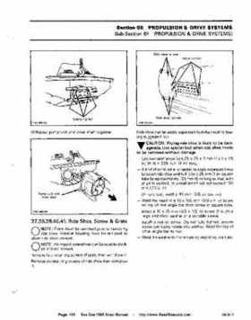 Bombardier SeaDoo 1989 factory shop manual, Page 116
