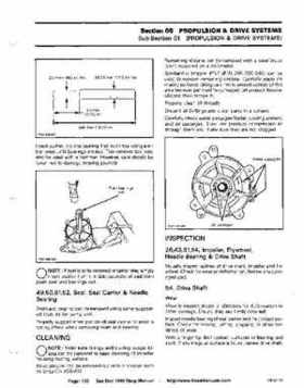 Bombardier SeaDoo 1989 factory shop manual, Page 120