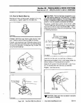 Bombardier SeaDoo 1989 factory shop manual, Page 124