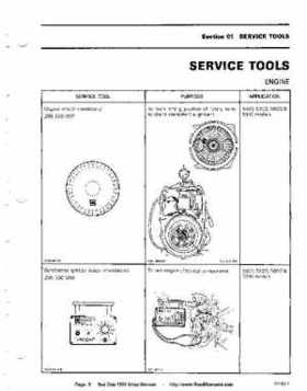 Bombardier SeaDoo 1990 factory shop manual, Page 8