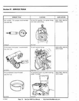 Bombardier SeaDoo 1990 factory shop manual, Page 13