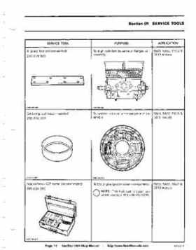 Bombardier SeaDoo 1990 factory shop manual, Page 14