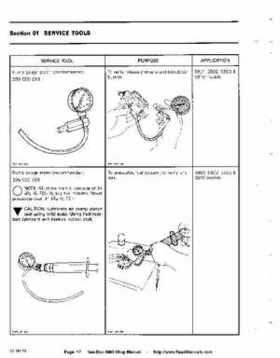 Bombardier SeaDoo 1990 factory shop manual, Page 17