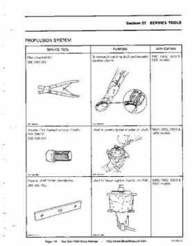 Bombardier SeaDoo 1990 factory shop manual, Page 18