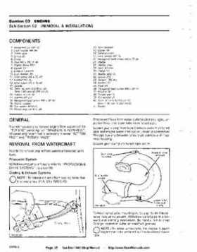 Bombardier SeaDoo 1990 factory shop manual, Page 25