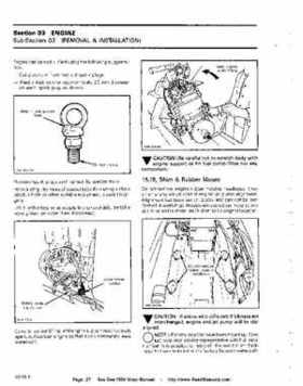 Bombardier SeaDoo 1990 factory shop manual, Page 27