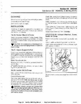 Bombardier SeaDoo 1990 factory shop manual, Page 28