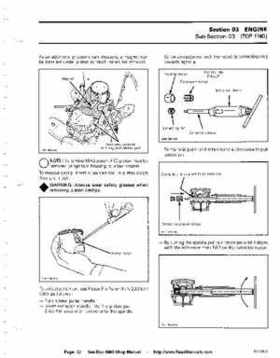 Bombardier SeaDoo 1990 factory shop manual, Page 32