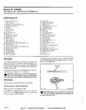 Bombardier SeaDoo 1990 factory shop manual, Page 42