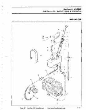 Bombardier SeaDoo 1990 factory shop manual, Page 57