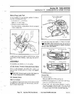 Bombardier SeaDoo 1990 factory shop manual, Page 76