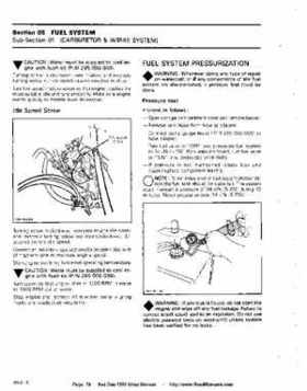 Bombardier SeaDoo 1990 factory shop manual, Page 79