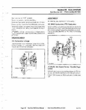 Bombardier SeaDoo 1990 factory shop manual, Page 82
