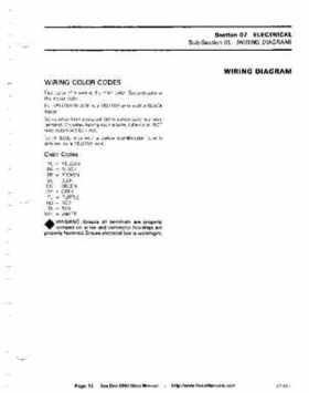 Bombardier SeaDoo 1990 factory shop manual, Page 93