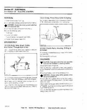 Bombardier SeaDoo 1990 factory shop manual, Page 102