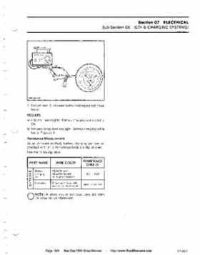 Bombardier SeaDoo 1990 factory shop manual, Page 120
