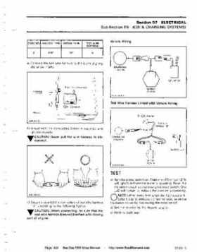 Bombardier SeaDoo 1990 factory shop manual, Page 122