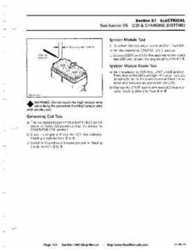 Bombardier SeaDoo 1990 factory shop manual, Page 124