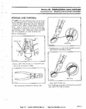 Bombardier SeaDoo 1990 factory shop manual, Page 134