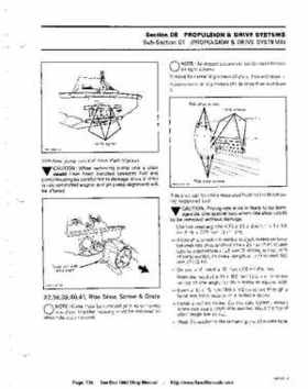 Bombardier SeaDoo 1990 factory shop manual, Page 136