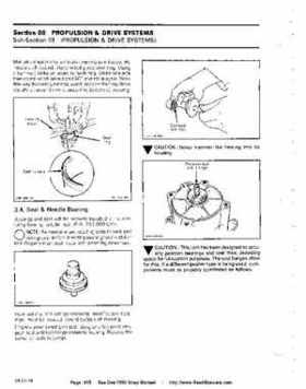 Bombardier SeaDoo 1990 factory shop manual, Page 145