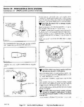Bombardier SeaDoo 1990 factory shop manual, Page 147
